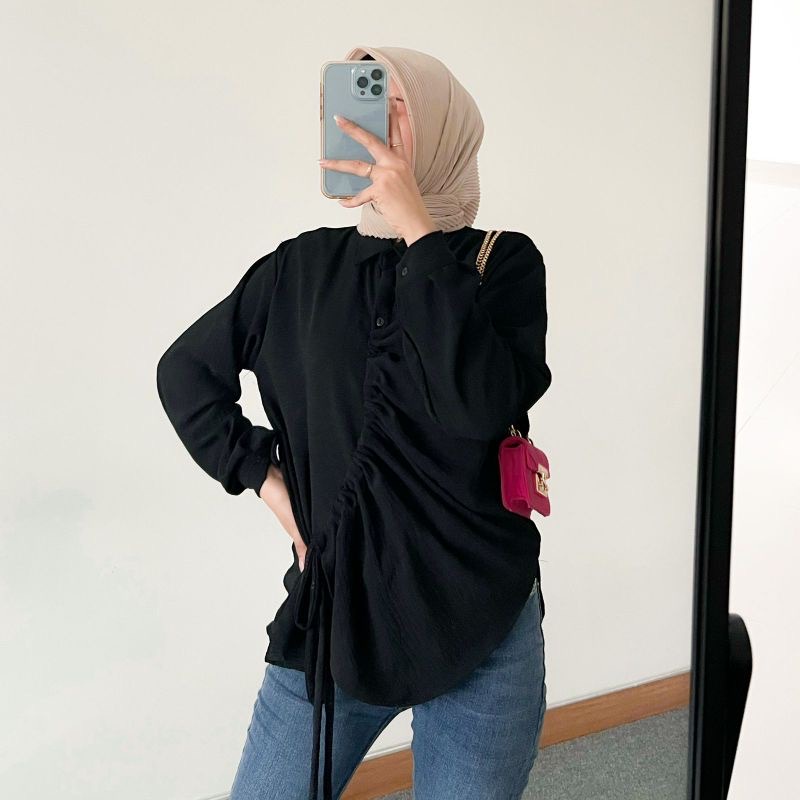 SRITA BLOUSE - BLOUSE SERUT AIRFLOW - ATASAN WANITA