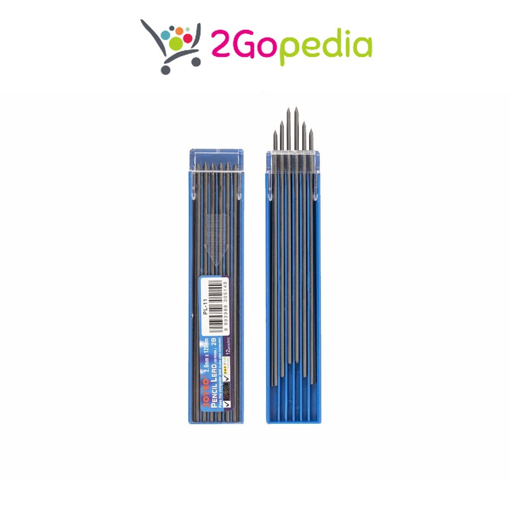 

Refill Isi Pensil Mekanik / Lead Pensil 2B PL-11 2.0 Mm Joyko Grosir Murah Atk