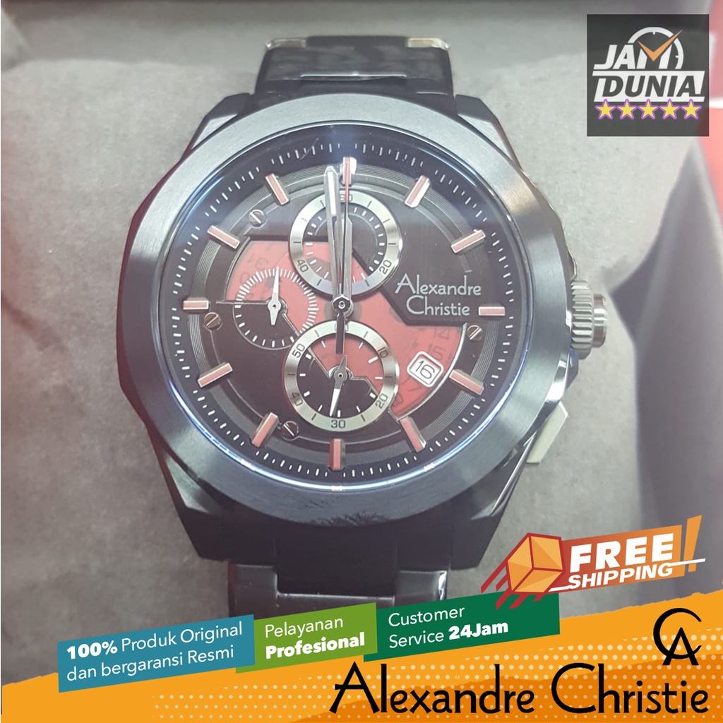 JAM TANGAN ALEXANDRE CHRISTIE PRIA ORIGINAL 6645 M6 AC6645MC JAM ALEXANDER CHRISTIE PRIA CT ST