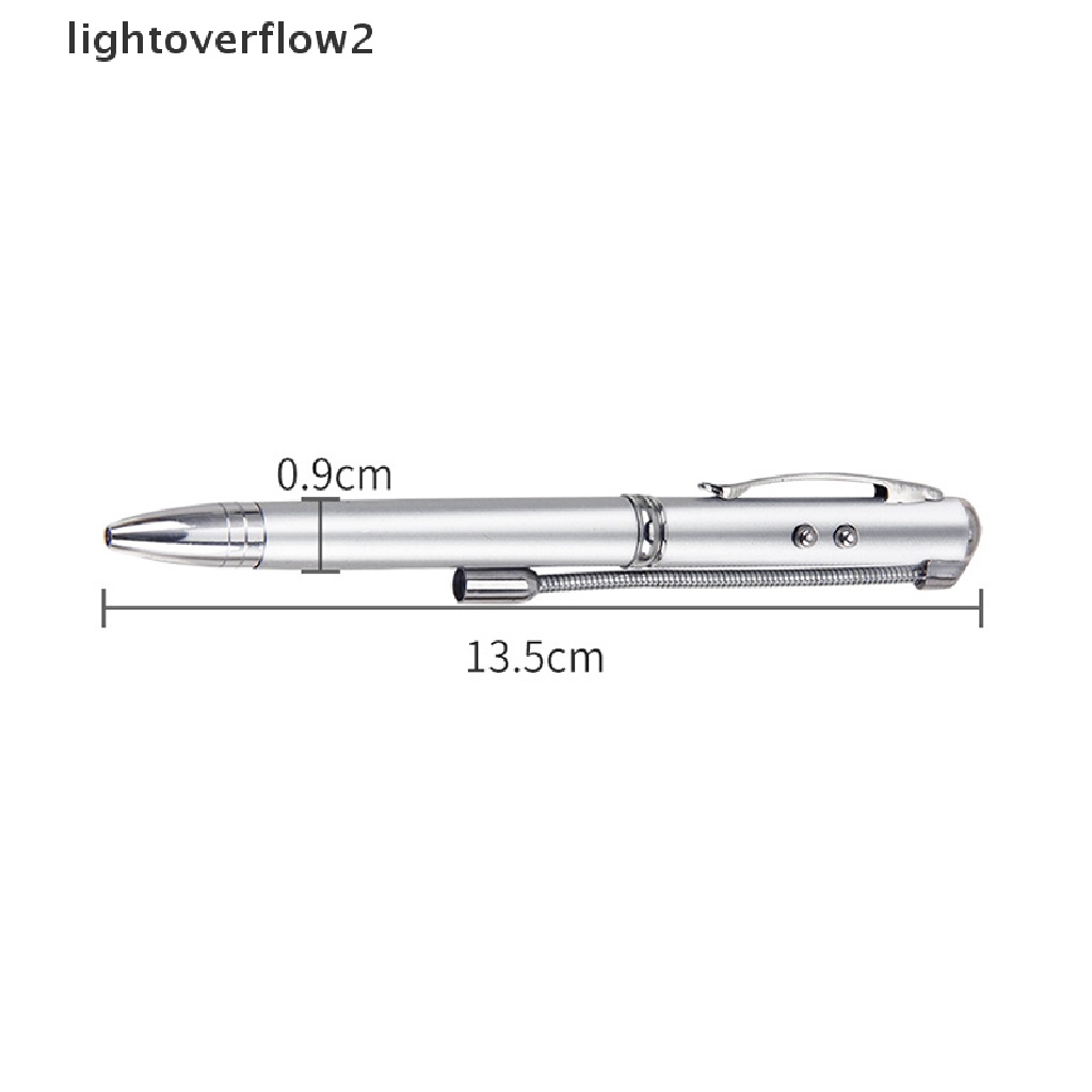 (lightoverflow2) 1pc Pulpen Tinta Invisible Bahan Plastik Untuk Kantor