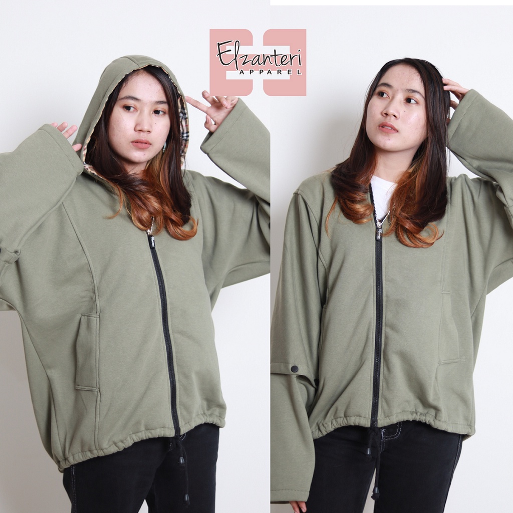 Hoodie Oversize Zipper Veronica