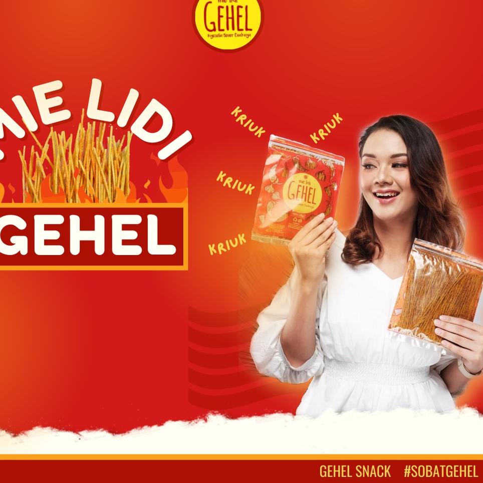 

Code8p3Od--Gehel Snack Mie Lidi Terenak Lezat Asin Gurih Extra Pedas Jeruk Isi 125gr