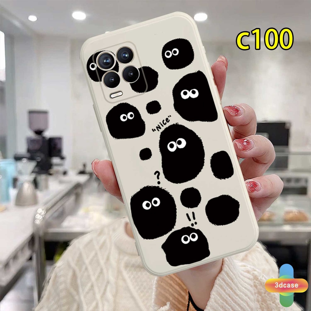 Casing Silikon Realme C21 C31 C35 C25 C11 2021 C21Y C15 C20 C3 C12 C2 C25S 5S 5 5S 5i C17 7i C1 C25Y C2 C3i 6i C20A Narzo 20 10 10A 20A 30A A7 A5S A15 A16 Y12 Y20 Y15S Y21 A03 A12  Motif Leopard