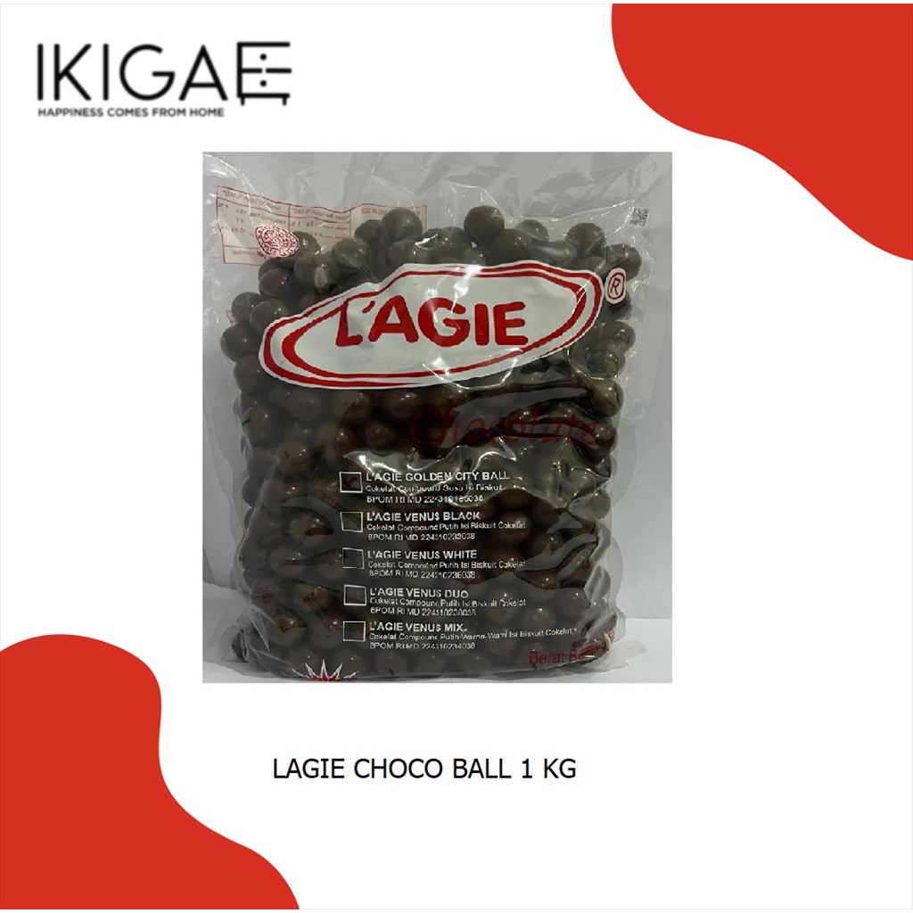 LAGIE COKLAT ISI BISKUIT /  COKLAT LAGIE / LAGIE CHOCO BALL 1 KG