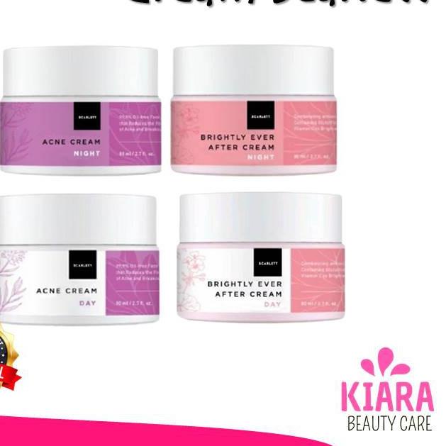 11.11✔️Paket Scarlet Acne - SCARLETT WHITENING [Gratis Dus + Bubble] ORIGINAL Paket Krim Cream Serum