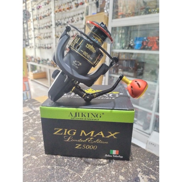 reel Ajiking zig max limited edition 4000 5000 6000