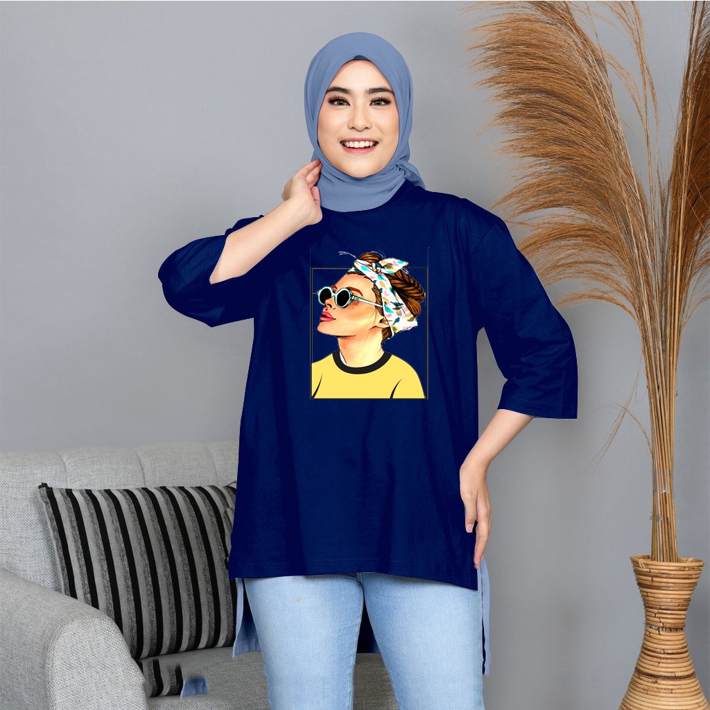 FC - TUNIK BASIC OVERSIZE WANITA HIJAB'S VARIASI 0140 DTF