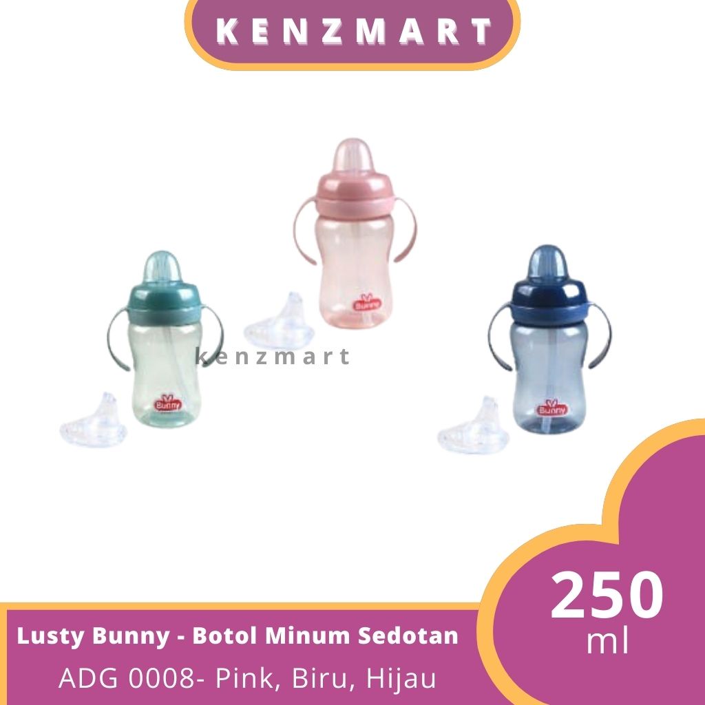 LUSTY BUNNY -  LEARNER SPORT SIPPER AND SIPPY / BOTOL MINUM ( ADG 008 )