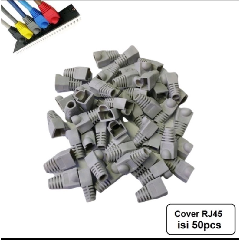 PLUG BOOT RJ45 ISI 50 ( Sarung RJ45 )