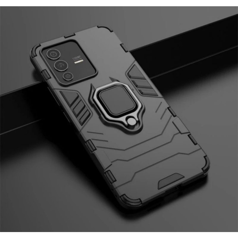 Original Hard Case Vivo V25 5G Case Ring Stand Magnetic Armor Hybrid Casing Cover Protector Sarung H