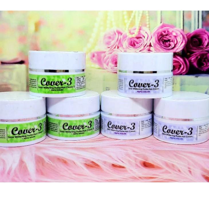 Cover 3 Solar Whitening Protection Cream 10g Arbutin / Cover 3 Sunscreen SPF 50