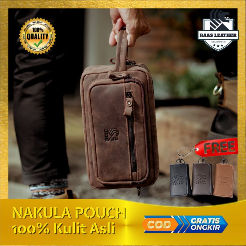 Tas Selempang Kulit Pria Cowok Tas Traveling Tangan Pria Cowok Waistbag Pria