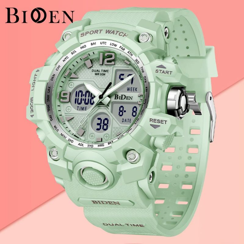 Jam Tangan Wanita Sporty Kasual Bisa COD Multifungsi Silikon