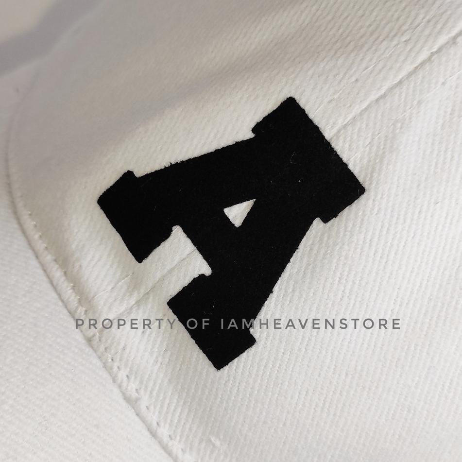 Banyak Diminati Topi Baseball Putih Abjad Huruf Teks Alphabet A B C D E F G H I J K L M N O P Q R S T U V W X Y Z Basebalcap White