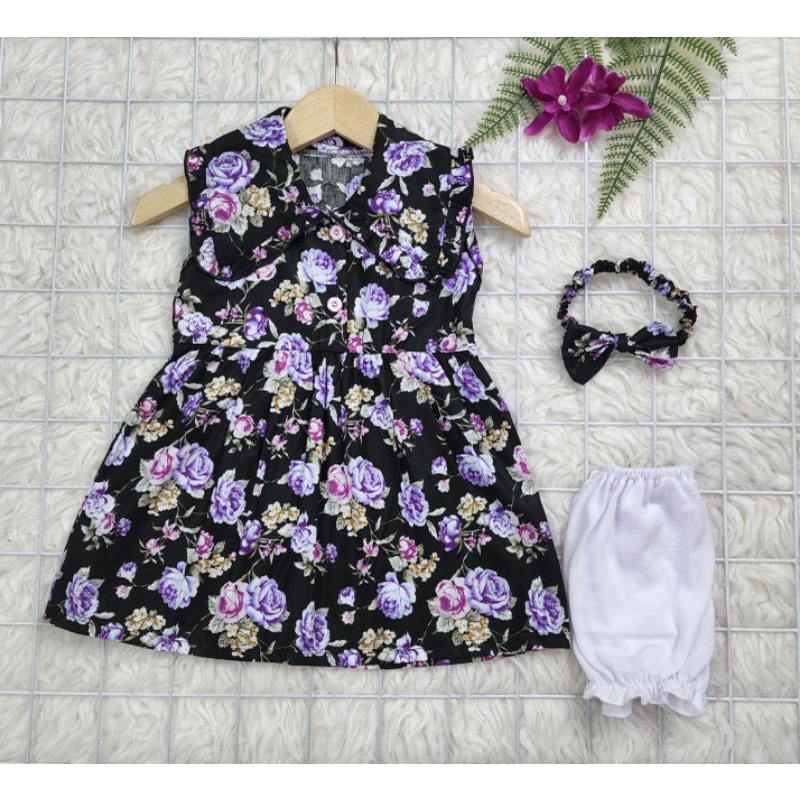 Baju bayi perempuan Dress bunga