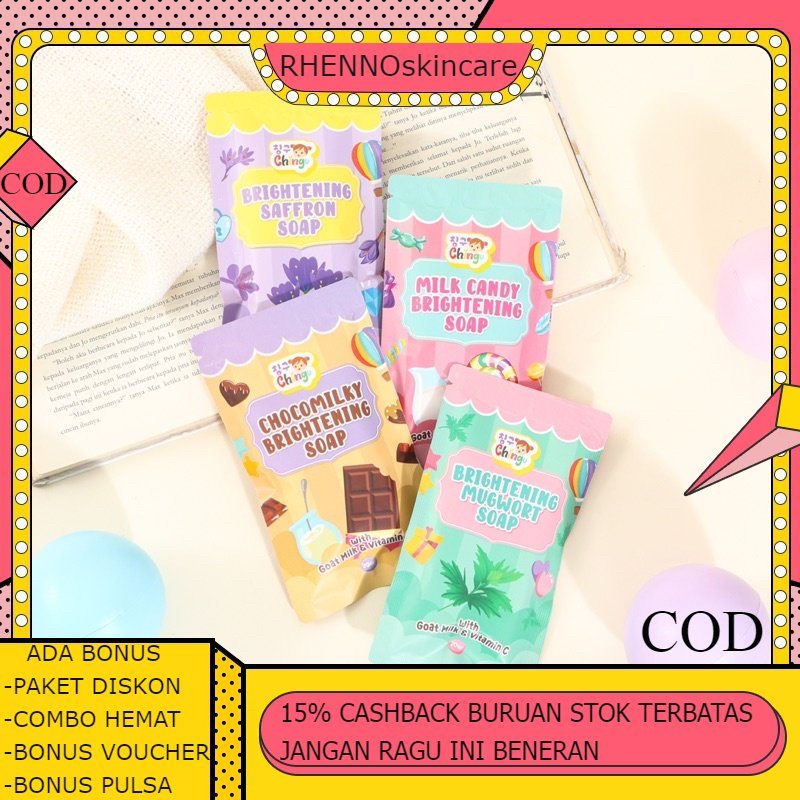 new Chingu By Kiyowo Brightening Soap Body Whitening Sabun Mandi Kiyowo BPOM PRODUK ASLI