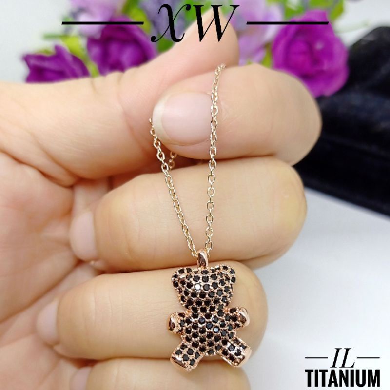 kalung boneka titanium anti karat K101929