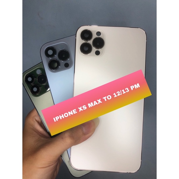 CASING BACKDOOR HOUSING IPHONE XS MAX CUSTOM IPHONE 12 13 PRO MAX