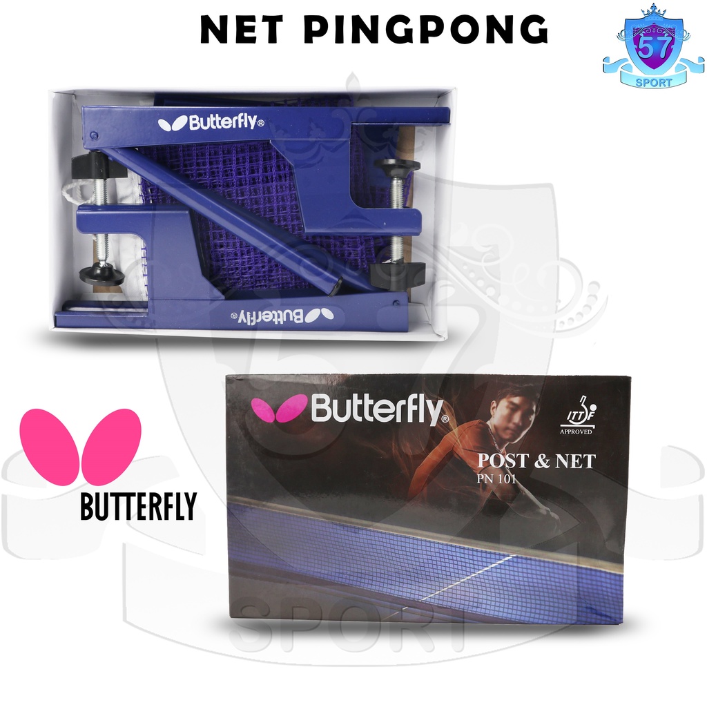 Net Tenis Meja Butterfly PN 101 Import / Net PingPong Butterfly