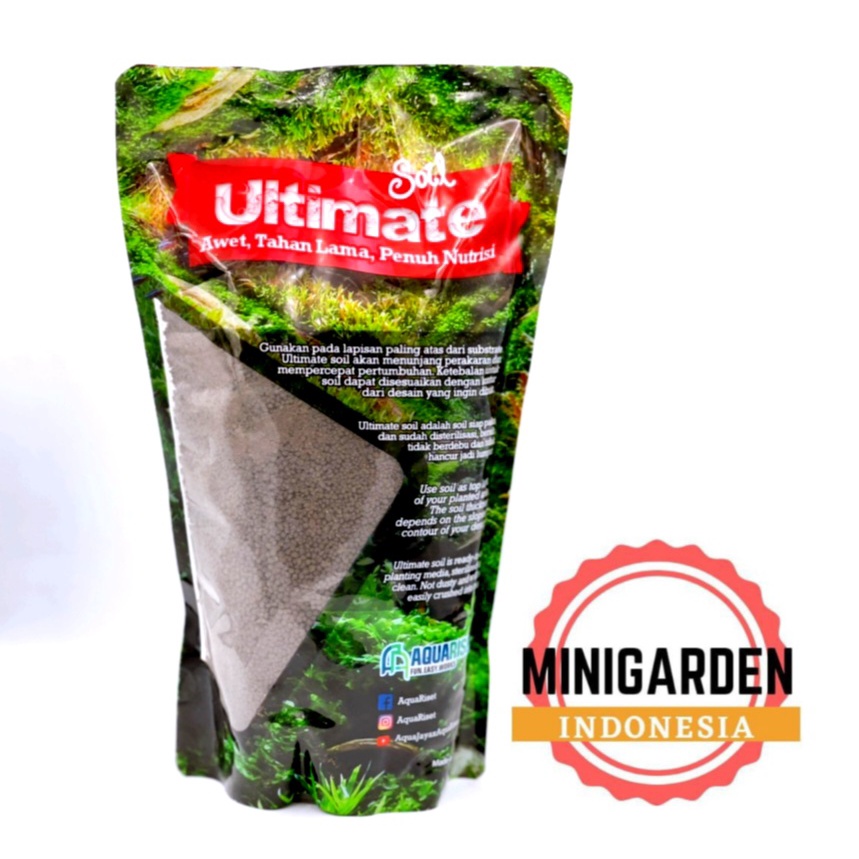 SOIL ULTIMATE 1 KG SUBSTRATE MEDIA TANAM AQUASCAPE AQUARISET