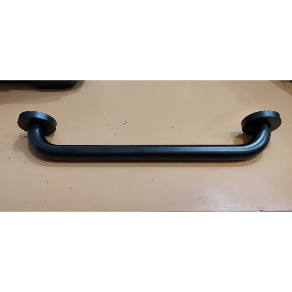 Grip Bar / Pegangan Kamar Mandi Stainless uk. 40 cm Hitam