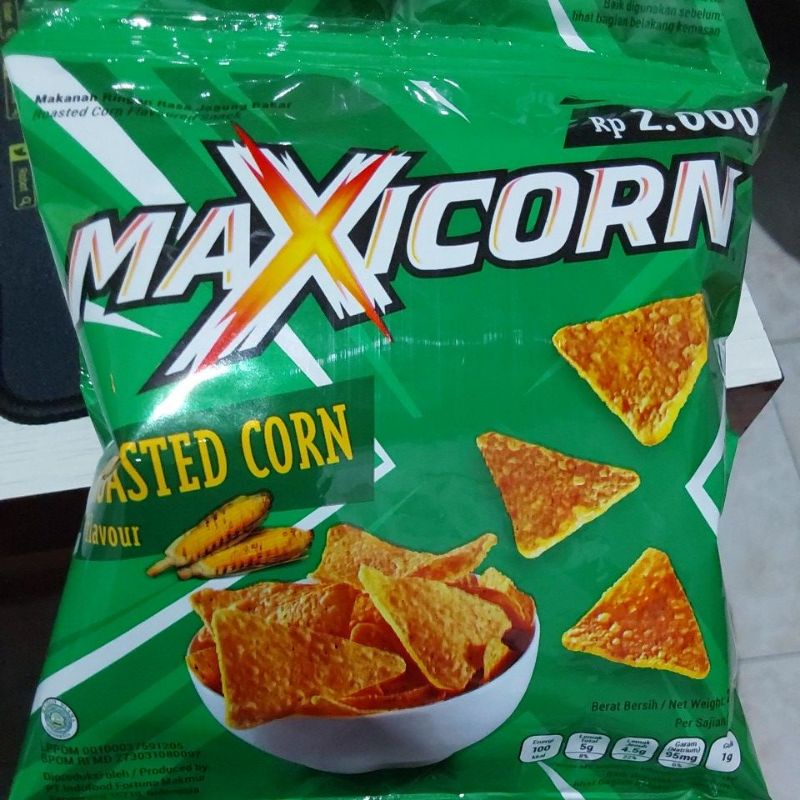Maxicorn Jagung Bakar isi 10 pcs x 20 Gr
