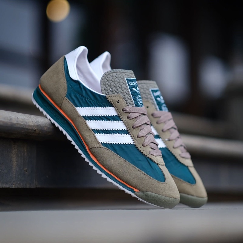 ADIDAS SL72 IN RAW GREEN WHITE ORANGE