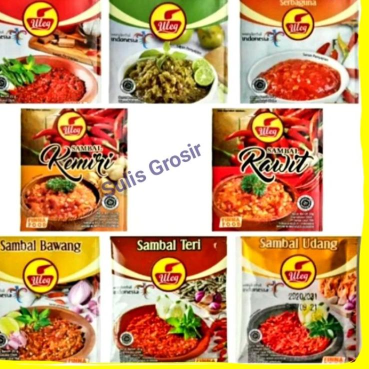 

IDXx4X8--Sambal Uleg Finna Sachet 1 Renceng Isi 10 Sachet