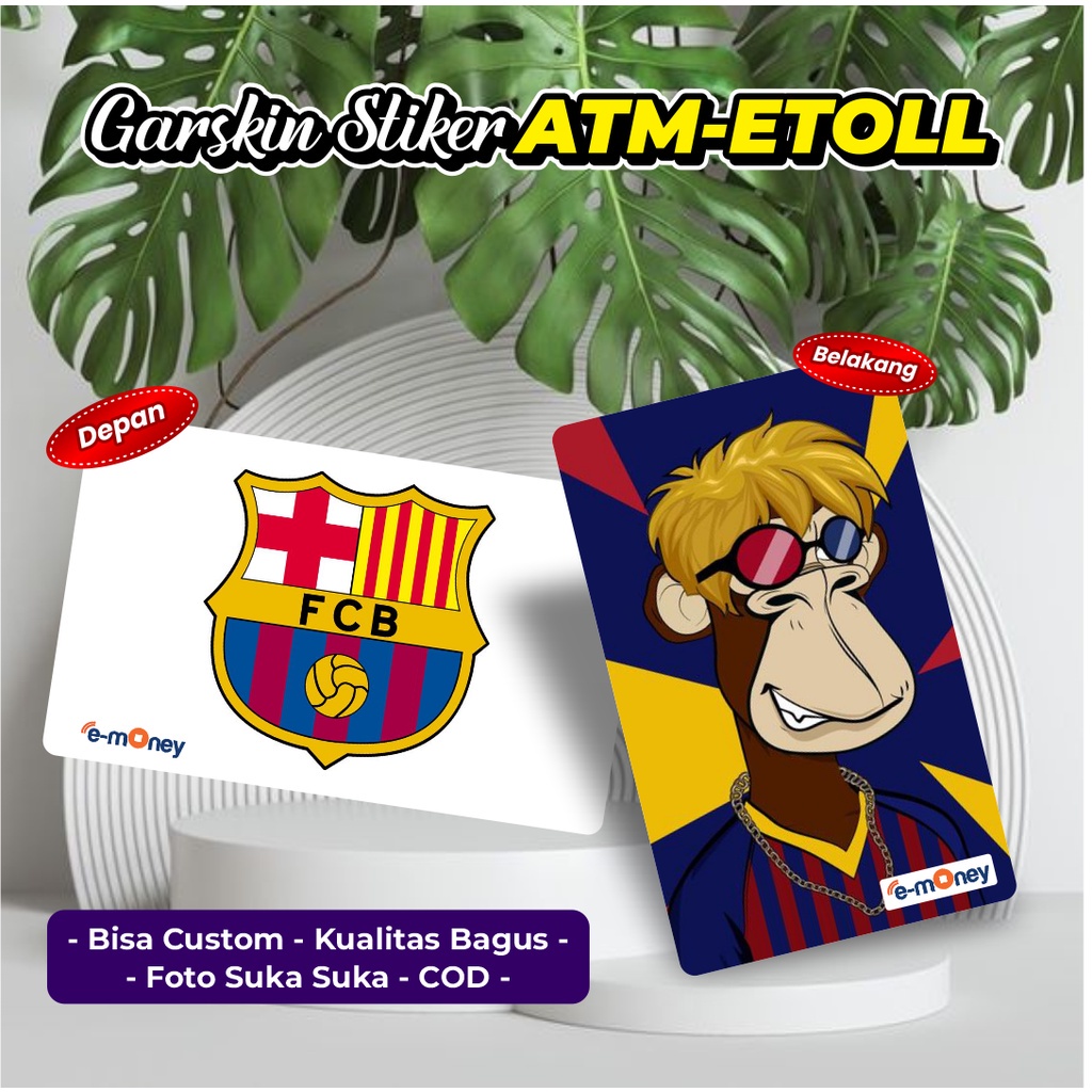 

Garskin Stiker Club Bola Atm/Etoll Bisa Custom Suka Suka Murahh