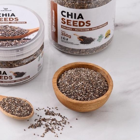 

Organic Chia Seed Grade A Premium Quality Original 100% Murni non GMO Asli / Biji Chia Seeds Hitam Organik Chiaseed Chiaseeds Cia seed Original