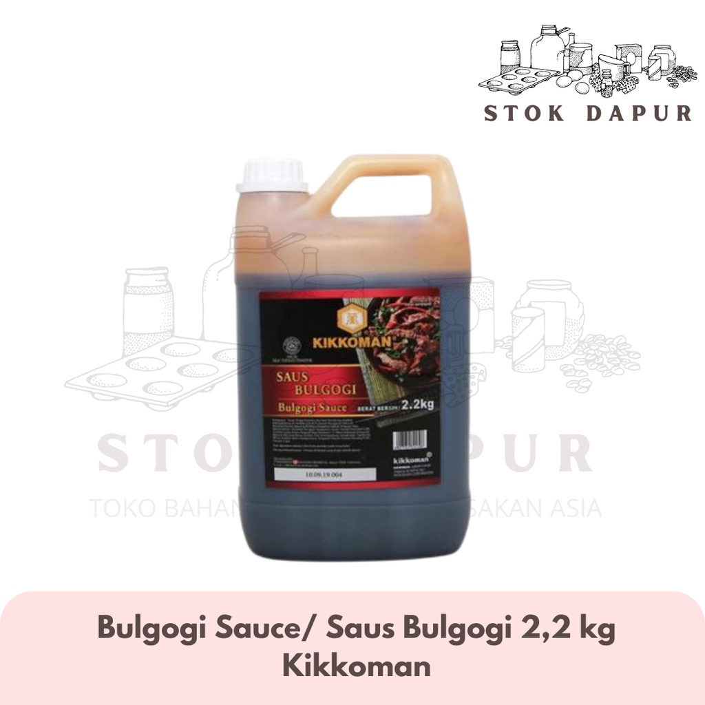 

Kikkoman Saus Bulgogi / Bulgogi Sauce Jerigen 2.2Kg