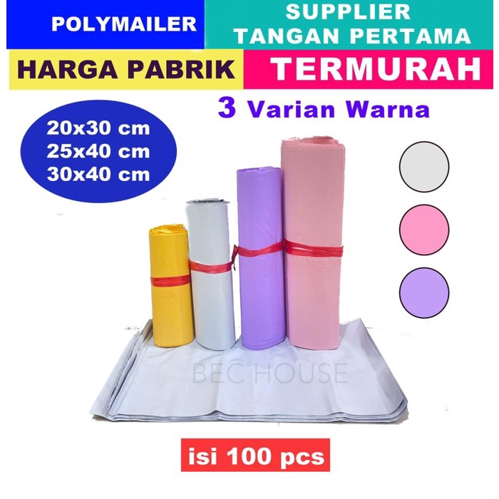 

Hot Sale [Termurah] Isi 100Lembar Plastik Polymailer Plastic Packing Online Bergaransi