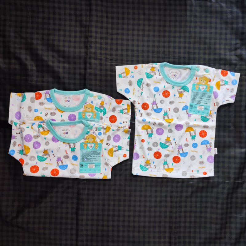 Libby - atasan kaos oblong size S | baju atasan anak balita | atasan anak laki-laki dan perempuan | 