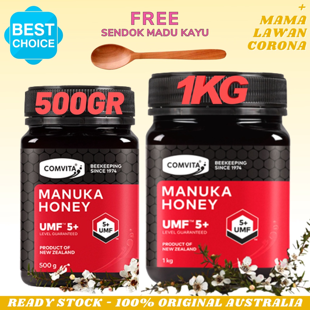 COMVITA MANUKA HONEY UMF 5+ 10+ 15+ 500g 5 10 15 500gr NEW ZEALAND // MANUKA HEALTH MGO 30+ 115+ 264+ 400+ 30 115 264 400 500 g gr Madu Asli Original Direct Impor Import 500 g gr gram