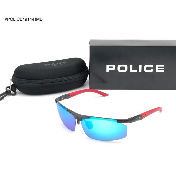 Kacamata POLICE Pria Super Fulset Free Pembersih plus lap kacamata