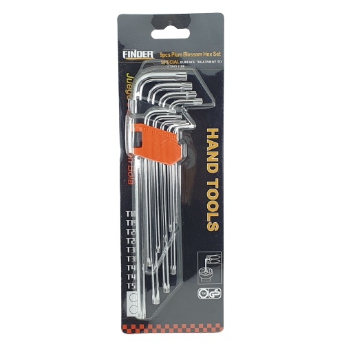 Kunci L Bintang Finder 9pcs Star Lubang