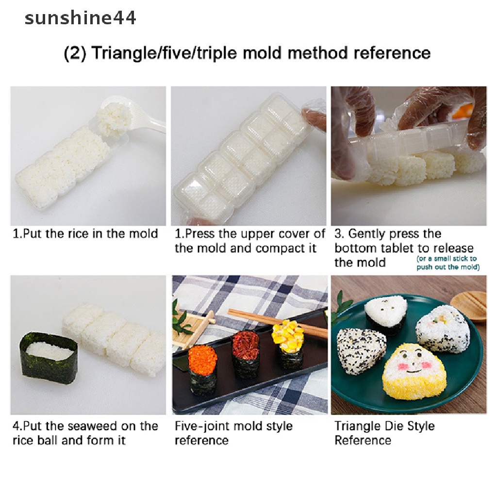 Sunshine Cetakan Sushi Bentuk Segitiga