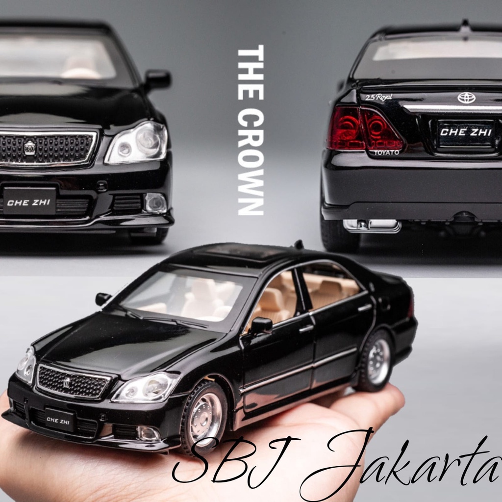 DIECAST MOBIL TOYOTA CROWN 12th GENERATION  METAL SERIES SKALA 1:32 DIECAST MOBIL KLASIK