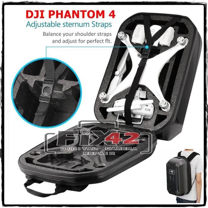 [ Promo ] Tas Backpack Drone Dji Phantom 4 Premium Import. - Drone Kamera Dan Aksesoris