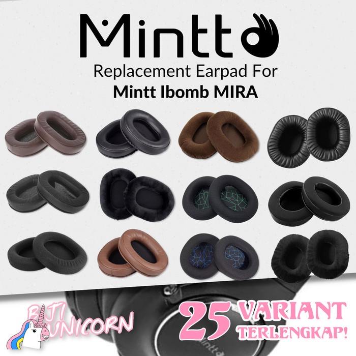 Earcup Earpad Ear Cushion Mintt Ibomb MIRA Busa Pad Foam Bantalan