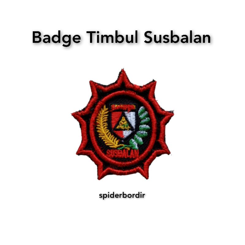 Badge Patch Bordir 3d Timbul Susbalan Atribut Banser