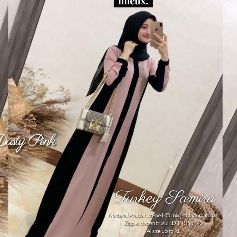 TURKEY SAMIRA BAJU GAMIS WANITA(BAJU LEBARAN WANITA,FASHION WANITA,GAMIS KEKINIAN,BAJU LEBARAN) –WS.