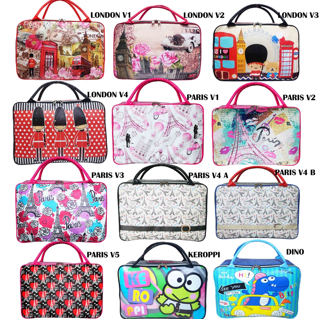 Tas mudik Tas Travel Bag Motif Anak dan Dewasa  - Tas Selempang Pakaian Serbaguna - Tas Mudik - Model Koper Besar - MOJI Hal 02