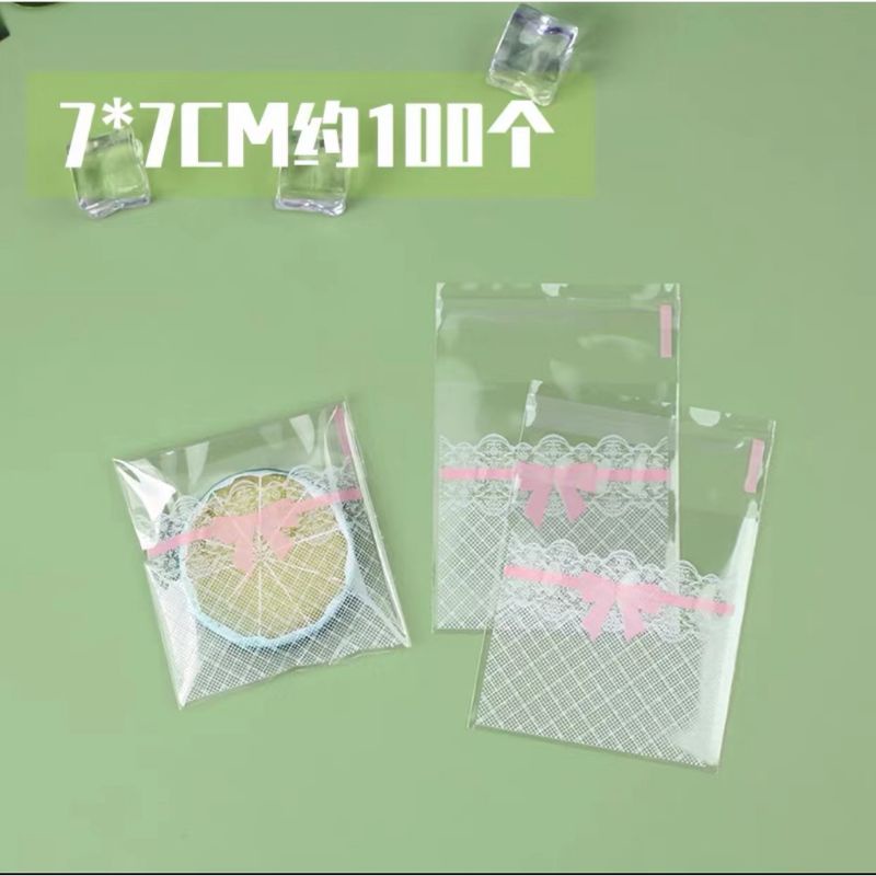 

(10pcs) Plastik Biskuit Cookie Isi Kemasan Permen, Candy Cookies, Kue Kering, Kue Gelang, Ikat Rambut