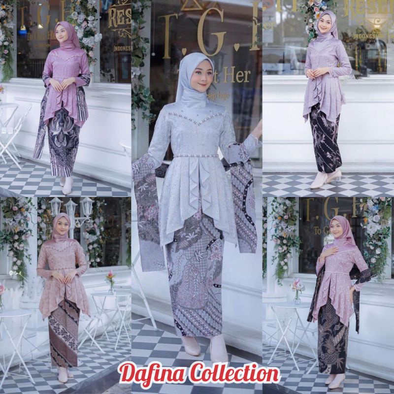 Set Kebaya Lafeya Kebaya Remaja Kebaya Wisuda Kebaya Muslim Premium