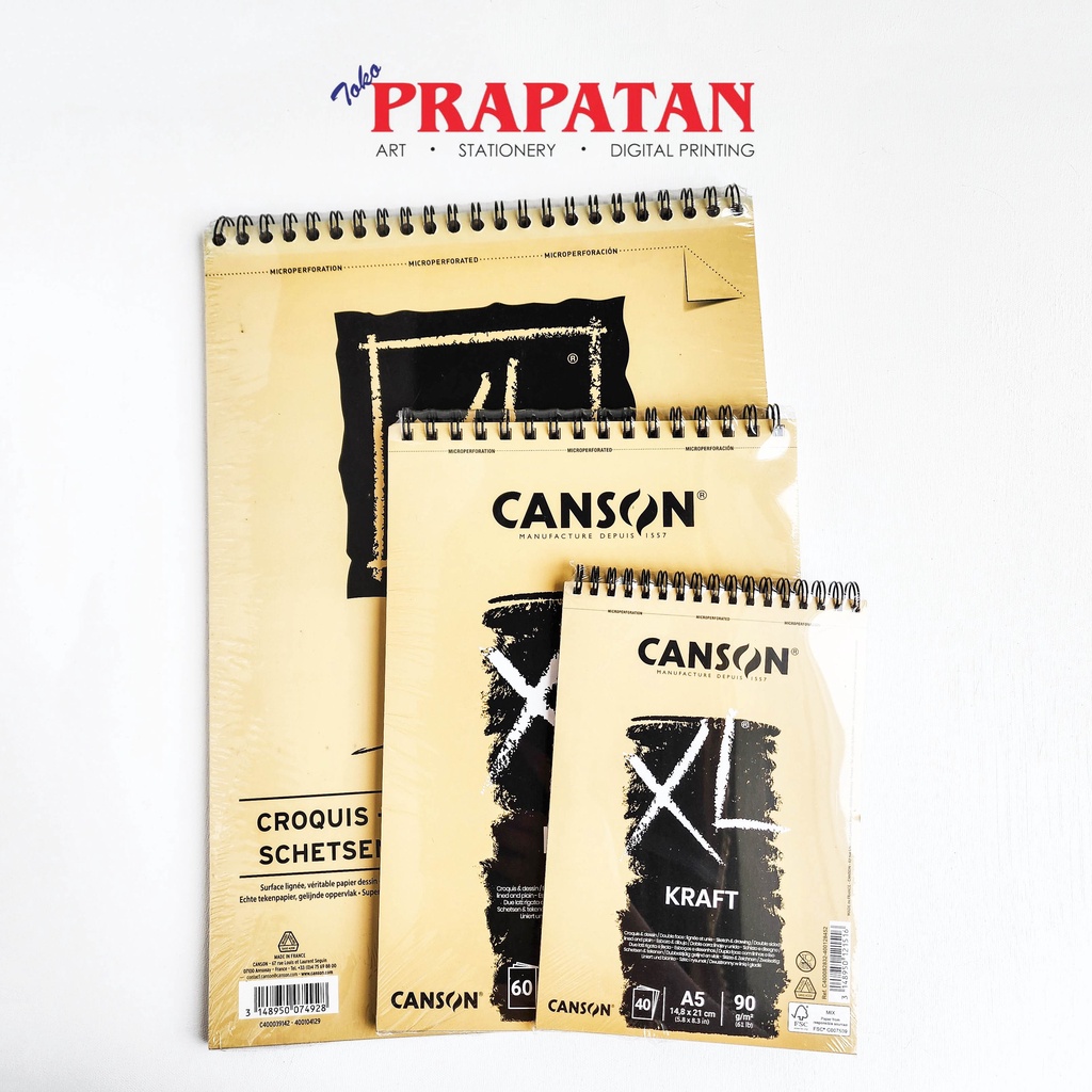

Canson XL Kraft Croquis Sketchbook | Buku Gambar