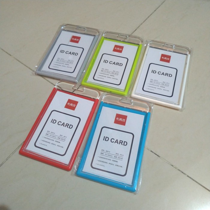 

Namecard Tempat Kartu Id Card Akrilik Acrylic Kantor