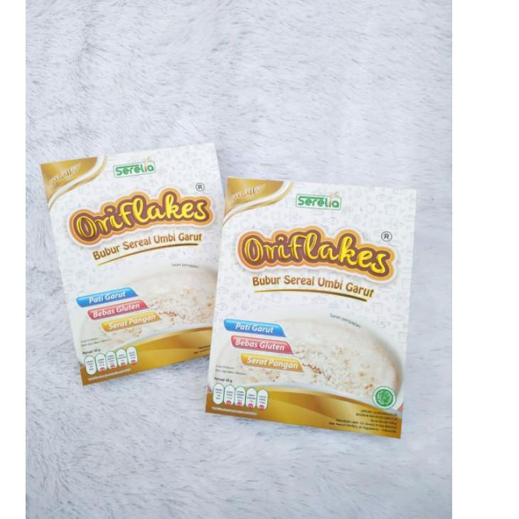 

BAYAR DITEMPAT✔️Oriflakes Sereal Umbi Garut Solusi Asam Lambung Maag Gastro Gerd 350 Gram, Oriflakes Asli|SQ3