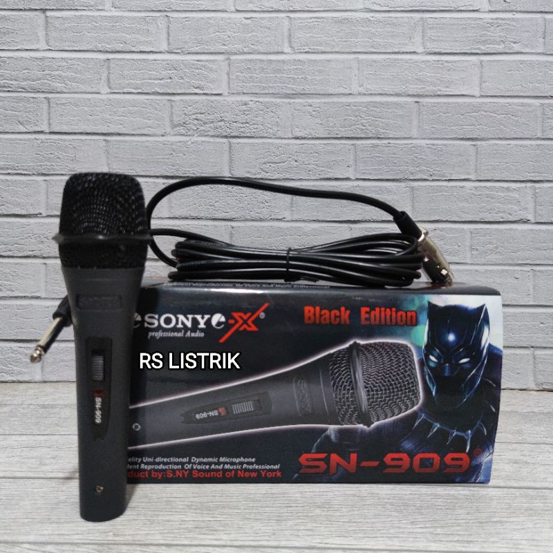 MIC KABEL MICROPHONE KABEL SONY SN909 SN 909 SN-909 BAGUS