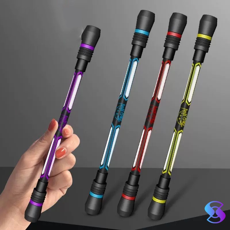 

SPINNING PEN / PEN PUTAR / PEN AJAIB / PEN ANTI STRESS / PEN BALANCE pulpen hitam 0.5mm-Suning Mall